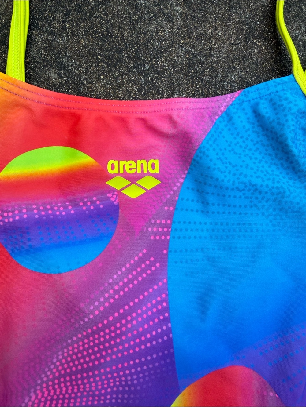 Arena Neon Multi-Color One-Piece Swimsuit for Women - Picture 2 of 5